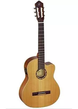 Классическая гитара Ortega RCE131 Family Series Pro со звукоснимателем, размер 4/4 матовая