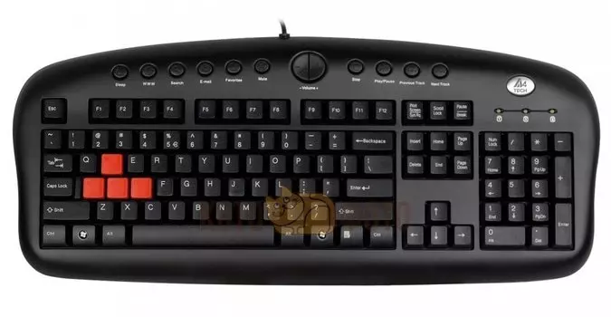 Клавиатура A4Tech KB-28G-1 серый/черный