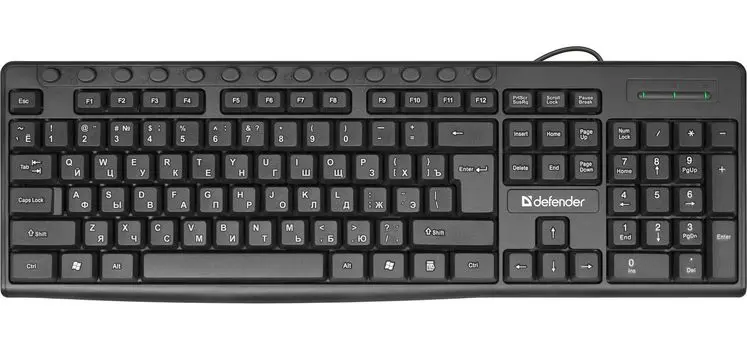 Клавиатура Defender Action HB-719 (45719) Black