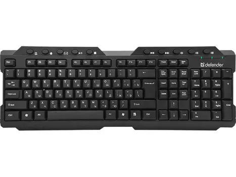 Клавиатура Defender Element HB-195 RU черный