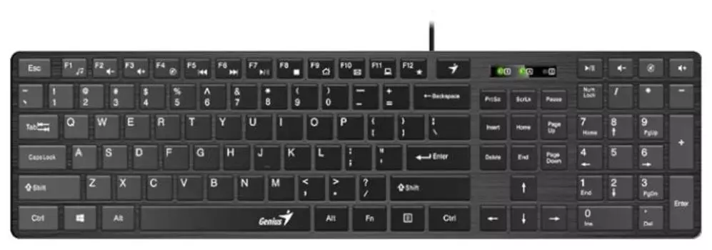 Клавиатура Genius SlimStar 126 USB (31310017402) Black