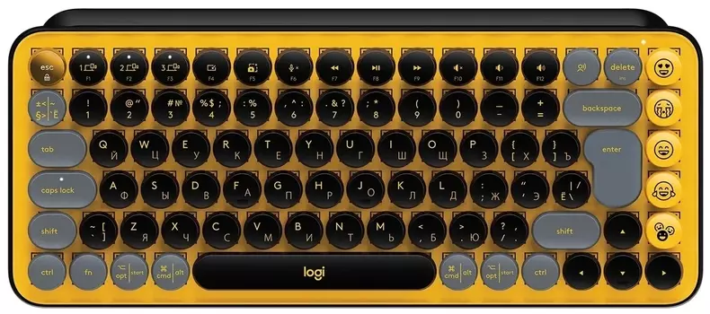 Клавиатура Logitech POP Keys Blast Yellow (920-010716)