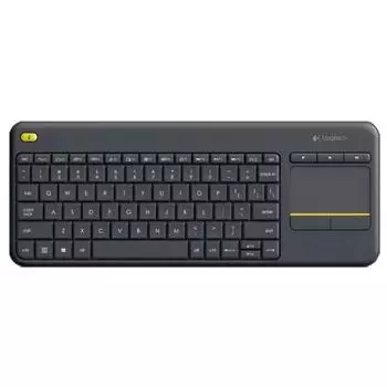 Клавиатура Logitech Wireless Touch Keyboard K400 Plus Black USB