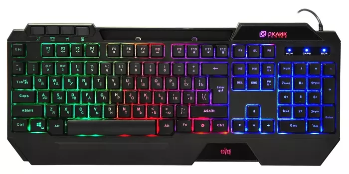 Клавиатура Oklick 719G COVEN черный USB