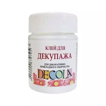 Клей для декупажа "Декола", 50 мл, в банке, 8628932