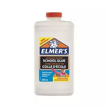 Клей для слаймов ПВА ELMERS "School Glue", 946 мл (7-8 слаймов), 2079104
