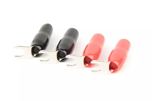 Клемма (вилка) ACV RM37-1429 (4шт, 2красных+2черных)