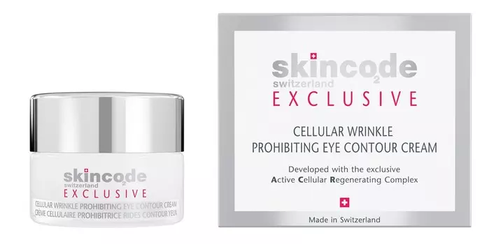 Клеточный крем от морщин для ухода за кожей вокруг глаз SkinCODE, 15 мл