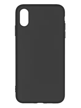 Клип-кейс Alwio для Apple iPhone XS Max, soft touch, чёрный