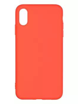 Клип-кейс Alwio для Apple iPhone XS, soft touch, красный