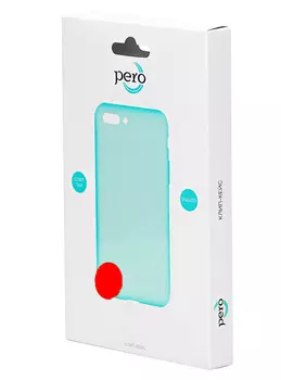 Клип-кейс PERO софт-тач для Realme C2 красный