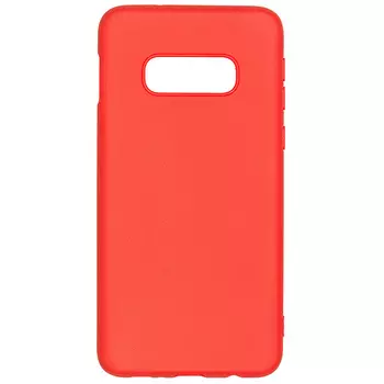 Клип-кейс PERO софт-тач для Samsung S10E красный