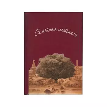 Книга Семейная летопись, формат А4, 60 листов, твердый переплет, вкладыш А2, ГДР-1