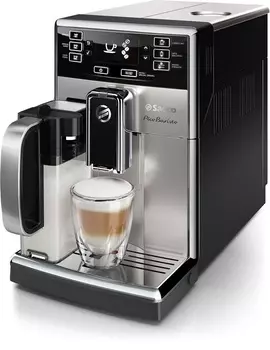 Кофемашина Saeco PicoBaristo HD8928/09 серебристый/черный