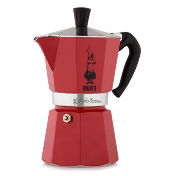 Кофеварка гейзерная Bialetti Moka Express Rossa (6 порций) 4943