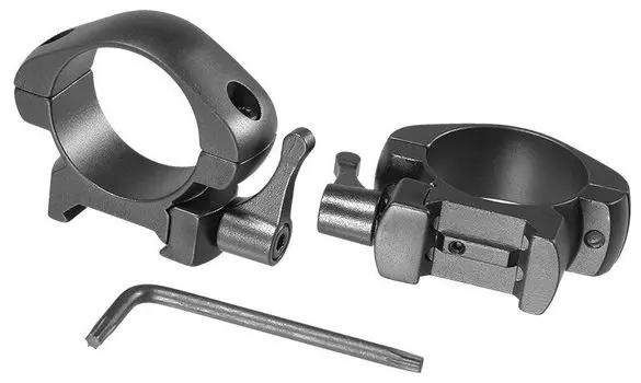 Кольца для прицела Veber E 3021 L Weaver быстросъёмные