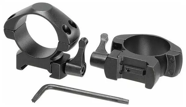 Кольца для прицела Veber E 3021 QL Weaver быстросъёмные