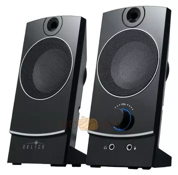 Колонки Oklick OK-118 2.0 черный 4Вт
