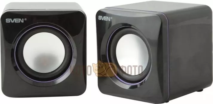 Колонки Sven 315 2.0 черный 5Вт