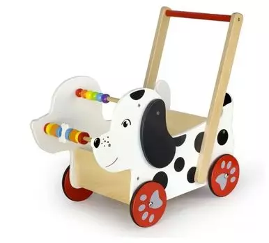 Коляска-каталка "Собачка"в коробке VIGA VG50290