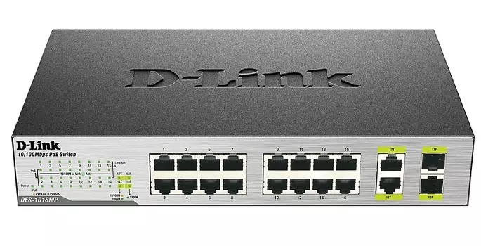 Коммутатор D-Link DES-1018MP/A1A