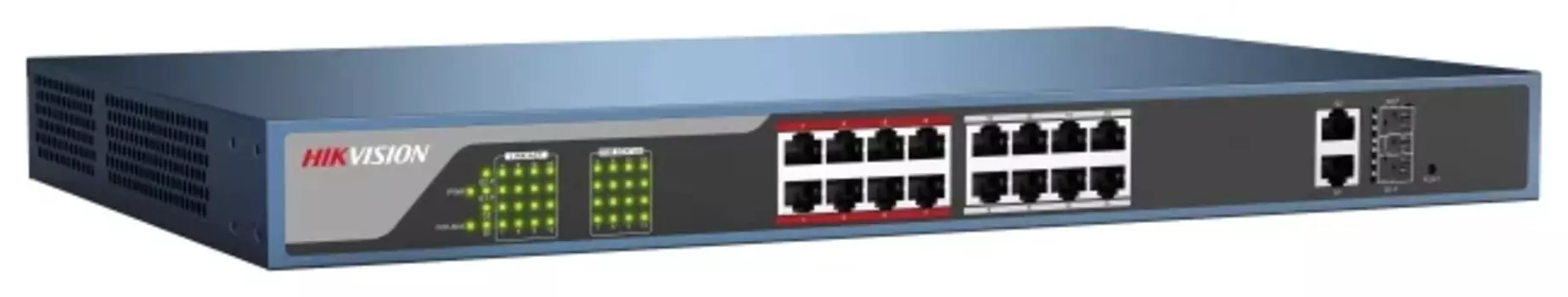 Коммутатор Hikvision DS-3E0318P-E(B)