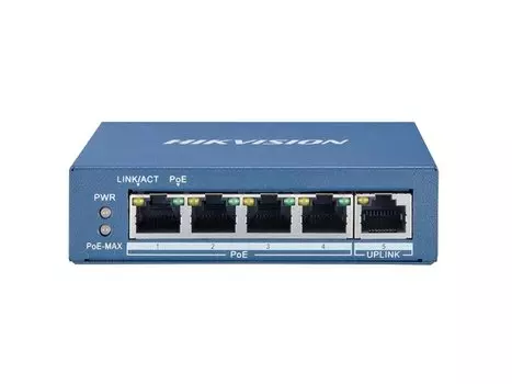 Коммутатор Hikvision DS-3E0505P-E/M