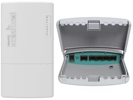 Коммутатор MikroTik FiberBox (CRS105-5S-FB)