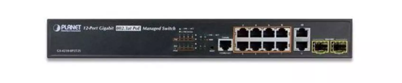 Коммутатор Planet GS-4210-8P2T2S