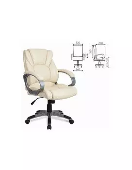 Компьютерное кресло Brabix Eldorado EX-504 (экокожа бежевое)