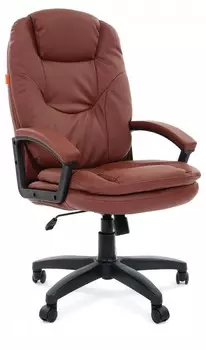 Компьютерное кресло Chairman 668 LT коричневый/пластик черный