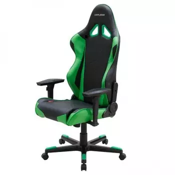Компьютерное кресло DXRacer Racing чёрно-зелёное (OH/RE0/NE)