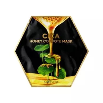 Концентрированная тканевая маска (тенсел) для лица (1 шт) MISSHA Cica Honey Compote Mask 27g