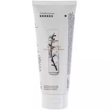 Кондиционер Korres миндаль и семена льна, 200 мл для сухих и поврежденных волос