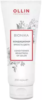 Кондиционер Ollin Professional BioNika для окрашенных волос "Яркость цвета" 200мл