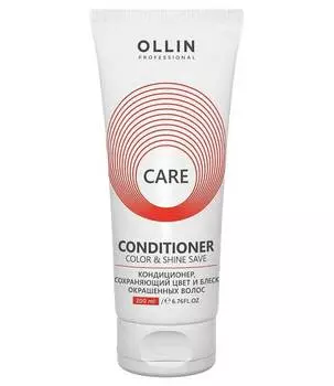 Кондиционер Ollin Professional Care сохраняющий цвет и блеск окрашенных волос 200мл