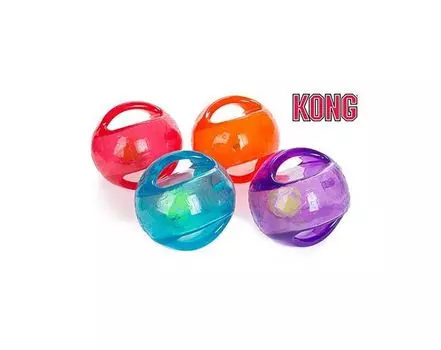Kong игрушка для собак Джумблер Мячик 14 см средние и крупные породы, синтетическая резина