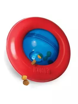 KONG игрушка интерактивная под лакомства Gyro 13 см малая