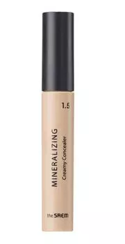Консилер для маскировки недостатков кожи кремовый The Saem Mineralizing Creamy Concealer 1.5 Cappuccino 4ml