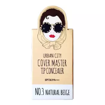 Консилер Urban City Cover Master Tip Concealer NO.3 Natural BEIGE 11g