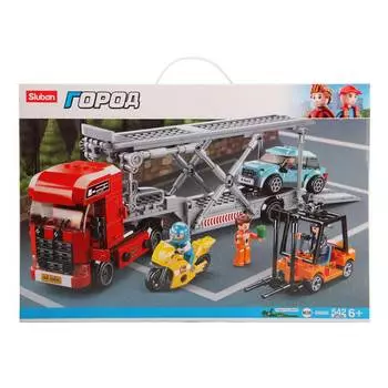 Конструктор "Автовоз" (542 дет.) в коробке M38-B0880