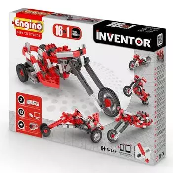 Конструктор ENGINO PB 42/1632 INVENTOR Мотоциклы - 16 моделей