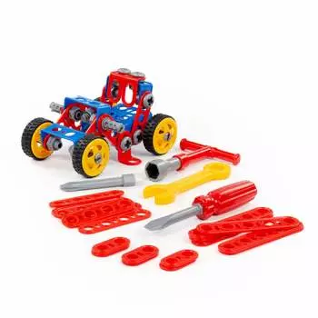 Конструктор "Изобретатель"-"Квадроцикл" №1 87 деталей