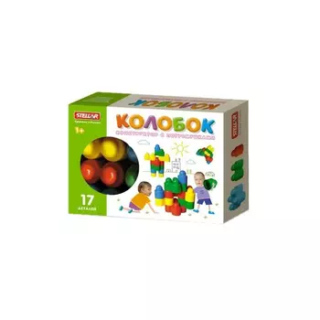 Конструктор "Колобок" 17 деталей в коробке Stellar 03003