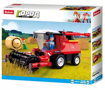 Конструктор "Комбайн" (229дет) SLUBAN М38-В0779