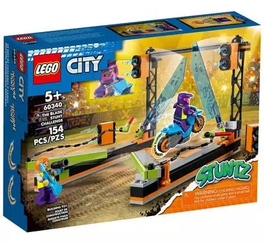 Конструктор LEGO City "Трюковое испытание «Клинок»" 60340