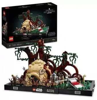Конструктор LEGO Star Wars "Диорама Обучение джедаев на Дагобе" 75330