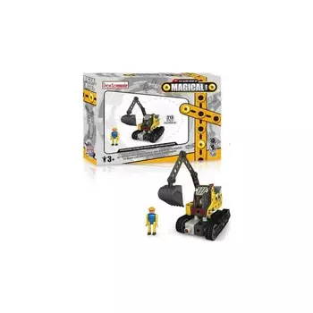 Конструктор металлический Экскаватор 213 дет.в коробке 816J-1A