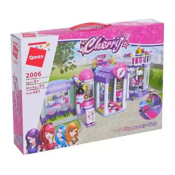 Конструктор "Салон красоты"(487дет.)в коробке BRICK 2006