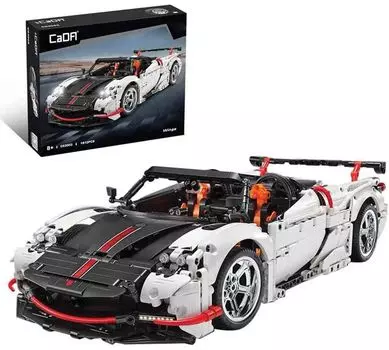 Конструктор "Спортивный автомобиль" Wings 1:10 (1812 деталей